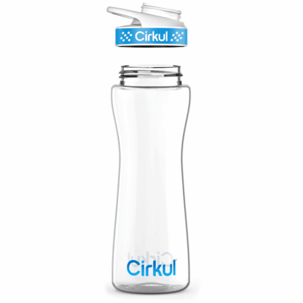 22oz. Plastic Bottle & Comfort Grip Lid - Image 2