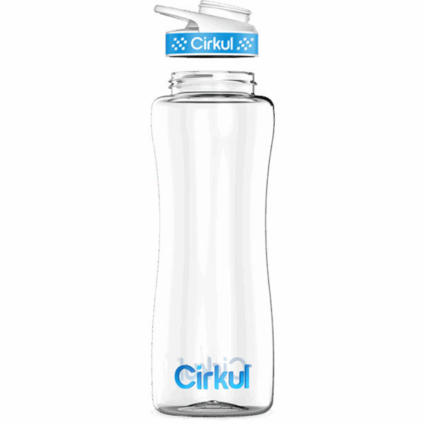Custom 32oz. Plastic Bottle & Comfort Grip Lid - Image 2