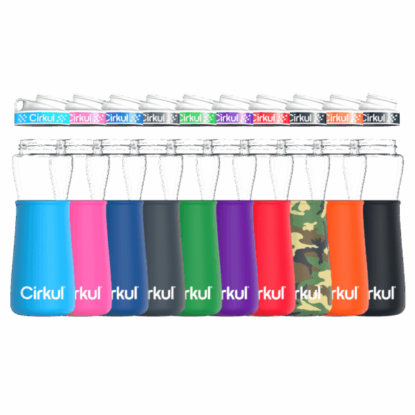 22oz. Plastic Bottle & Comfort Grip Lid + 22oz. Chill Sleeve