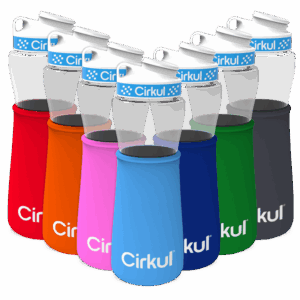 Reward: 22oz. Plastic Bottle & Comfort Grip Lid + 22oz. Chill Sleeve