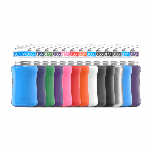 12oz. Stainless Steel Bottle & Comfort Grip Lid
