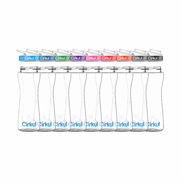22oz. Plastic Bottle & Comfort Grip Lid
