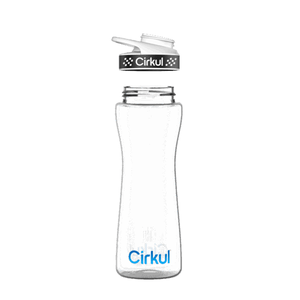 22oz. Plastic Bottle & Comfort Grip Lid - Image 2
