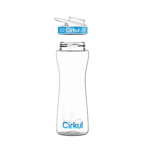 22oz. Plastic Bottle & Comfort Grip Lid - Image 3