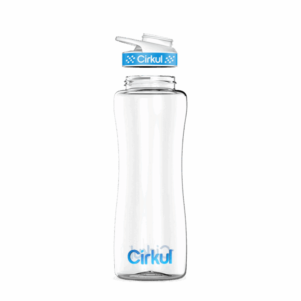 32oz. Plastic Bottle & Comfort Grip Lid - Image 3