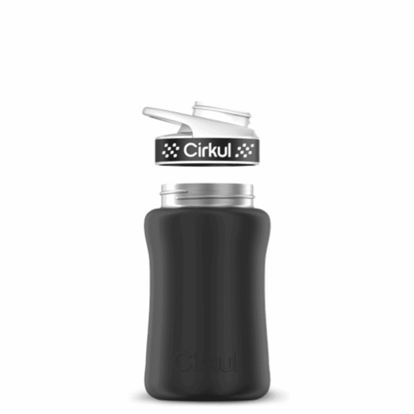 12oz. Stainless Steel Bottle & Comfort Grip Lid - Image 2