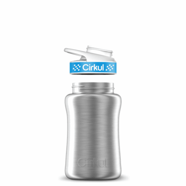 12oz. Stainless Steel Bottle & Comfort Grip Lid - Image 5
