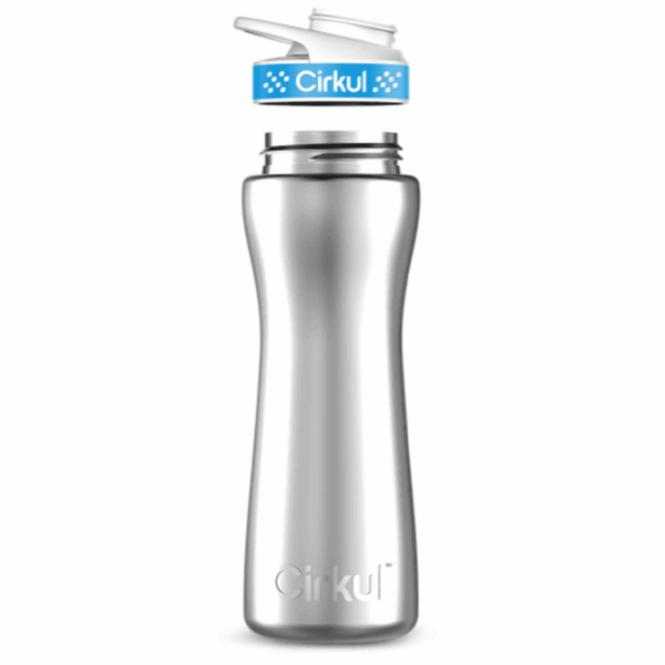 22oz. Stainless Steel Bottle & Comfort Grip Lid - Image 5