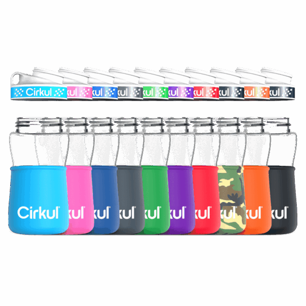 Add-on: 12oz. Plastic Bottle & Comfort Grip Lid + 12oz. Chill Sleeve