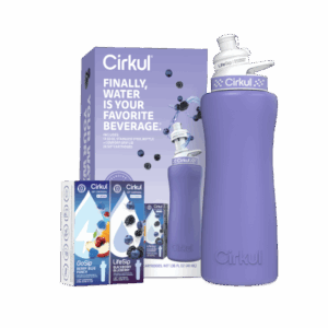 32oz. Matte Periwinkle Stainless Steel Bottle Starter Kit