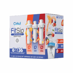 CX: FitSip Flavor Cartridge Variety Pack. 6-Pack