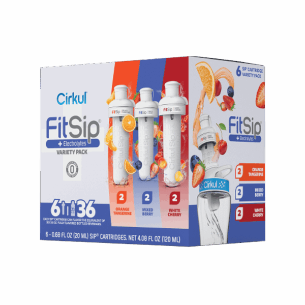 CX: FitSip Flavor Cartridge Variety Pack. 6-Pack