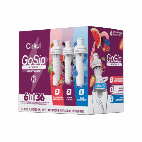 Base: GoSip Flavor Cartridge Variety Pack. 6-Pack
