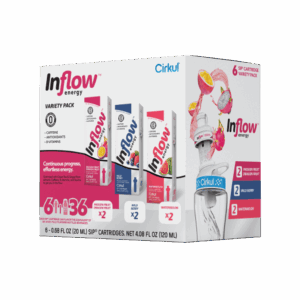Base: Inflow Energy Flavor Cartridge Variety Pack. 6-Pack