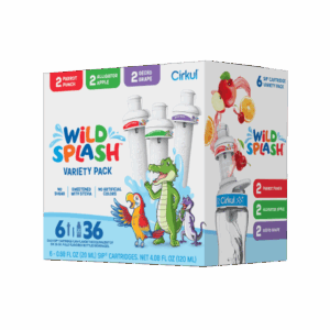 Base: Wild Splash Flavor Cartridge Variety Pack. 6-Pack