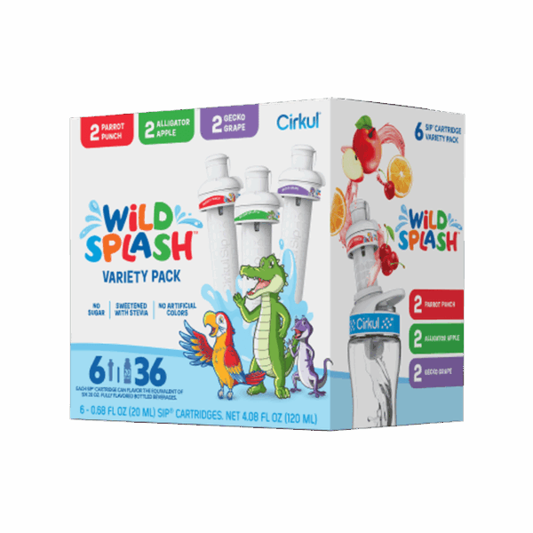 Base: Wild Splash Flavor Cartridge Variety Pack. 6-Pack
