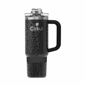 CX: Limited Edition: 30oz. Black Leopard Travel StrawSip™ Tumbler