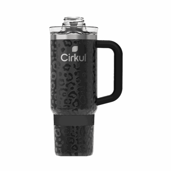 CX: Limited Edition: 30oz. Black Leopard Travel StrawSip™ Tumbler
